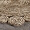 Homeroots 8 ft. Round Natural Coiled Area Rug 395185 - alternate 3